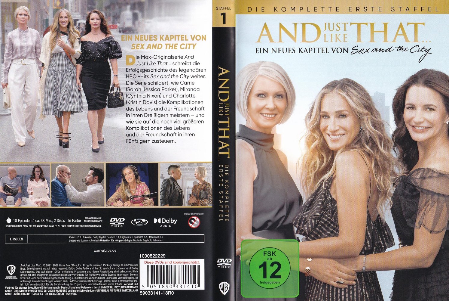 And Just Like That... - Staffel 1 - DVD Full-Cover And Just Like That... - Staffel 1 - DVD Full-Cover