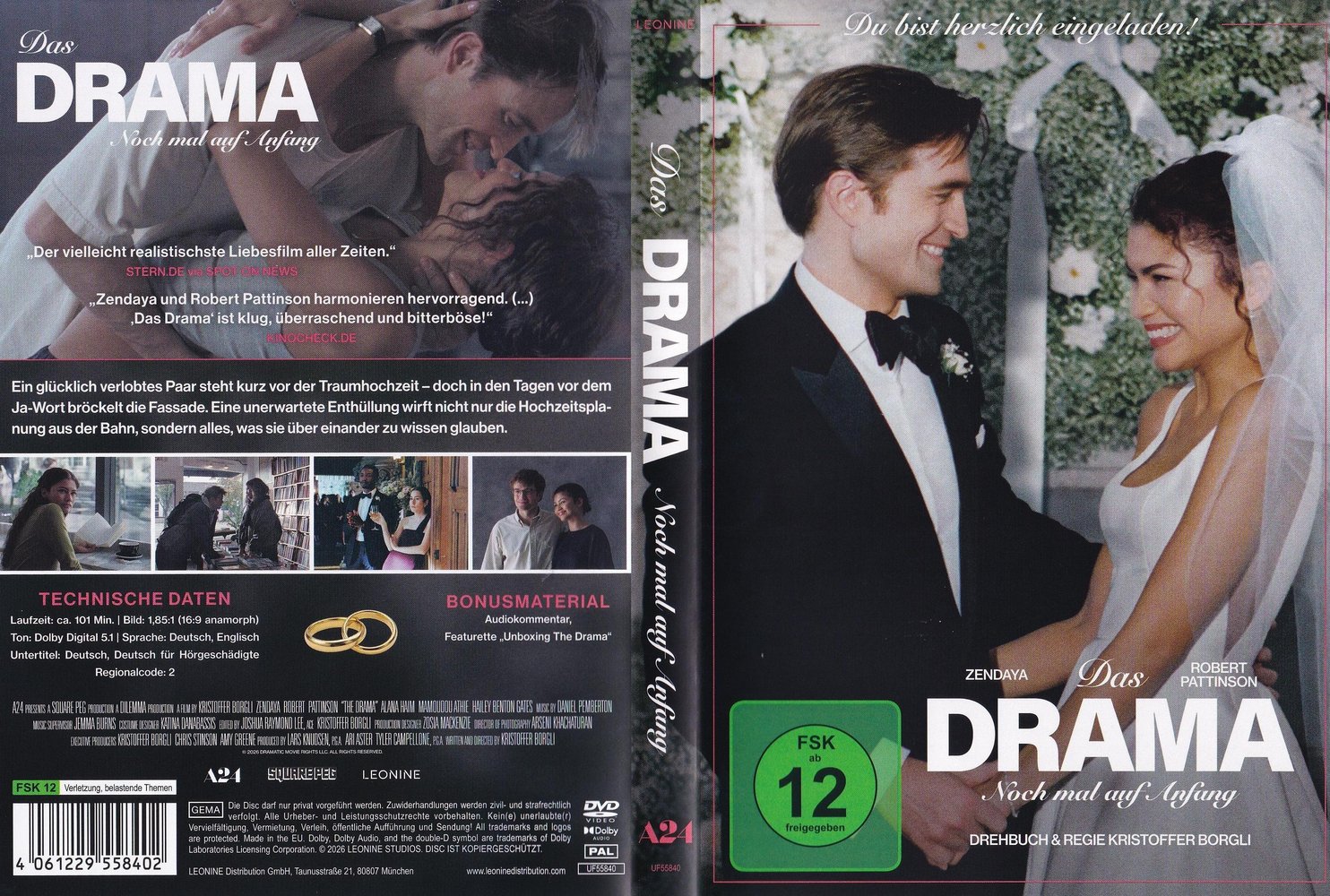 Das Drama - Noch mal auf Anfang - DVD Full-Cover Das Drama - Noch mal auf Anfang - DVD Full-Cover