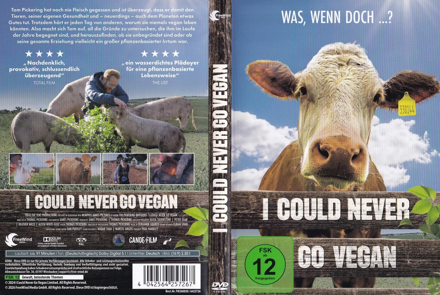 I Could Never Go Vegan - DVD Full-Cover I Could Never Go Vegan - DVD Full-Cover