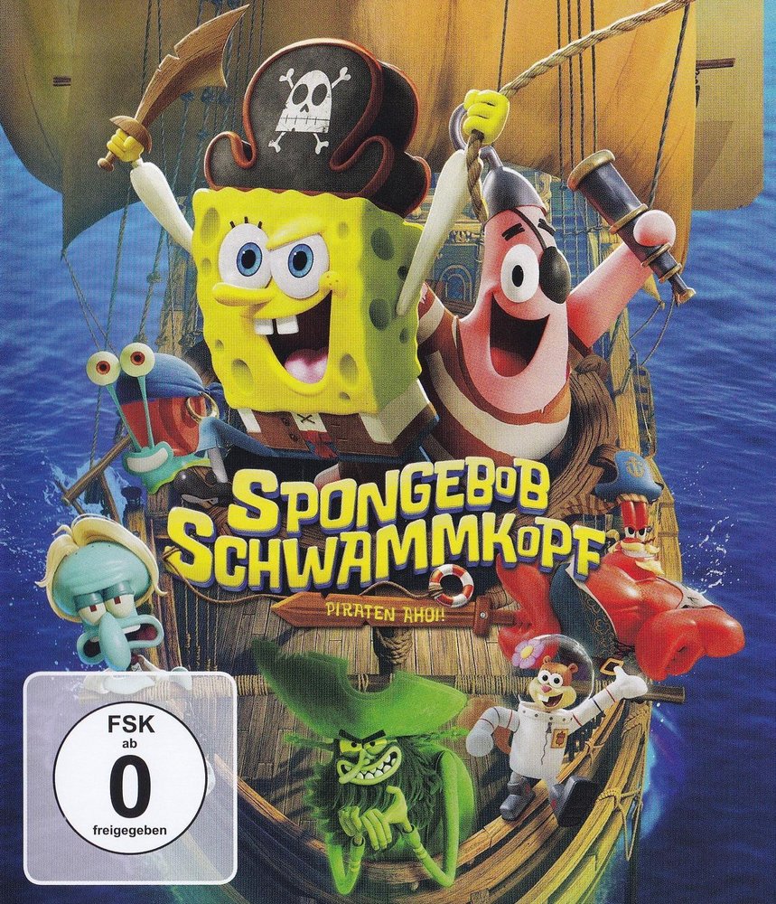 SpongeBob Schwammkopf - Piraten Ahoi! - Blu-ray Front-Cover SpongeBob Schwammkopf - Piraten Ahoi! - Blu-ray Front-Cover