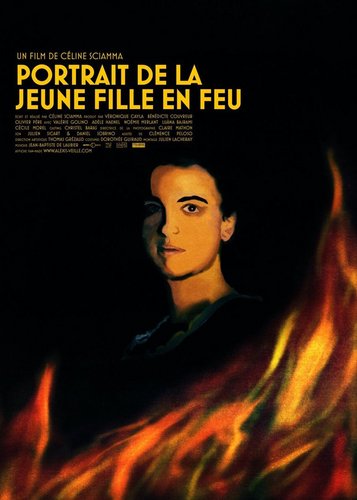 Porträt einer jungen Frau in Flammen - Poster 2