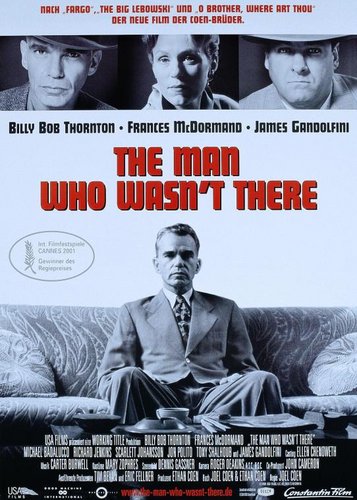 The Man Who Wasn't There - Poster 1