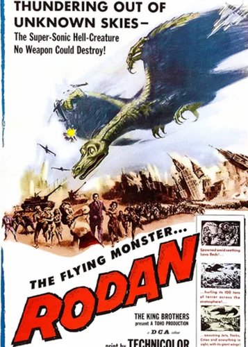 Rodan - Die fliegenden Monster von Osaka - Poster 3 Rodan - Die fliegenden Monster von Osaka - Poster 3