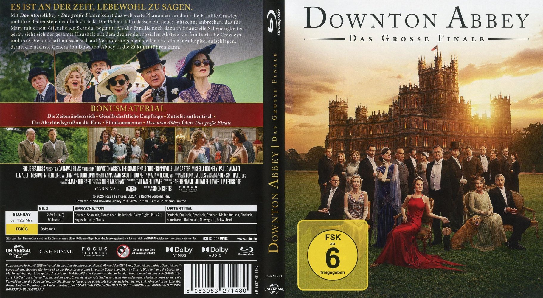 Downton Abbey 3 - Das große Finale - Blu-ray Full-Cover Downton Abbey 3 - Das große Finale - Blu-ray Full-Cover