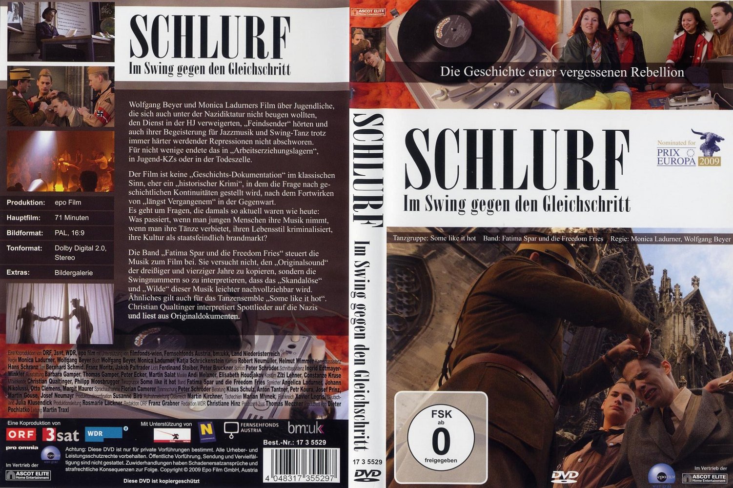 Schlurf - Im Swing gegen den Gleichschritt - DVD Full-Cover Schlurf - Im Swing gegen den Gleichschritt - DVD Full-Cover