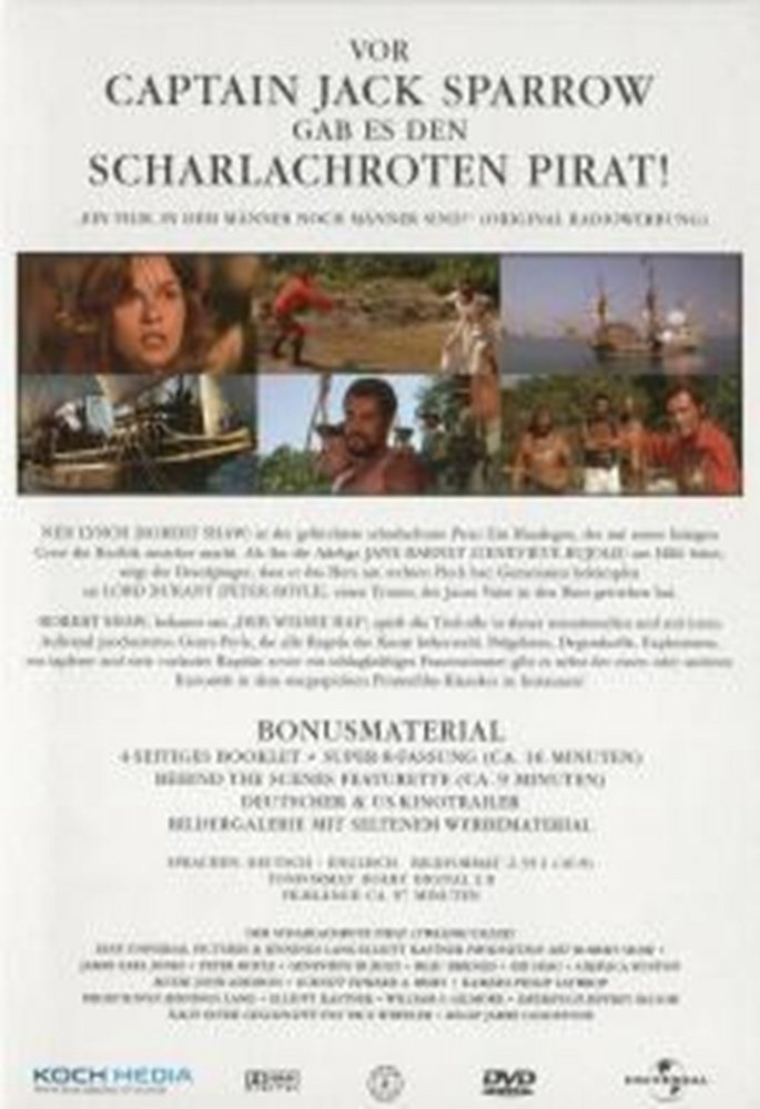 Der scharlachrote Pirat - DVD Back-Cover Der scharlachrote Pirat - DVD Back-Cover