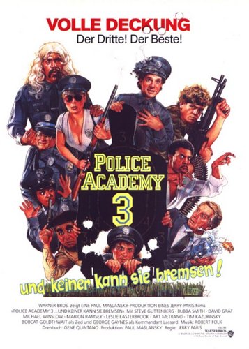 Police Academy 3 - Und keiner kann sie bremsen - Poster 1 Police Academy 3 - Und keiner kann sie bremsen - Poster 1