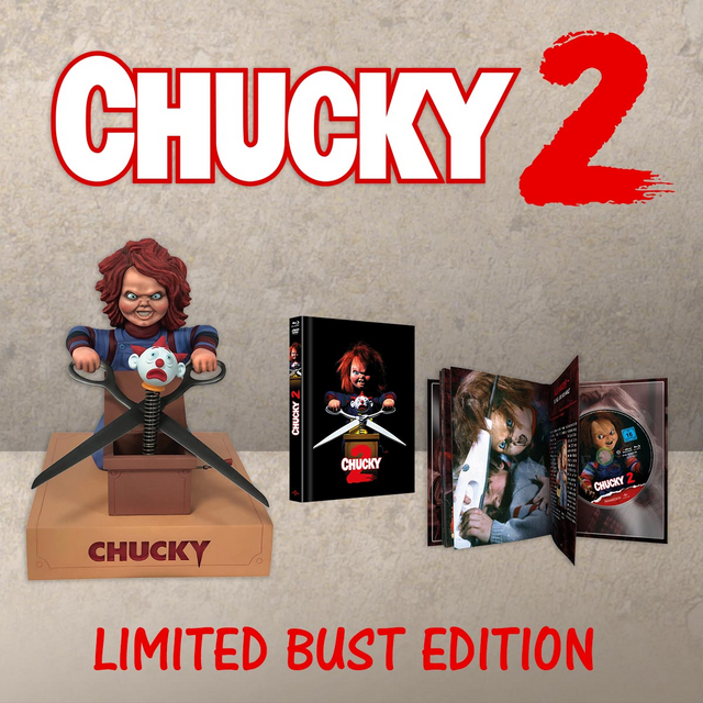 Chucky 2 Büste inkl. limitiertem Mediabook (DVD + Blu-ray), neu - 1