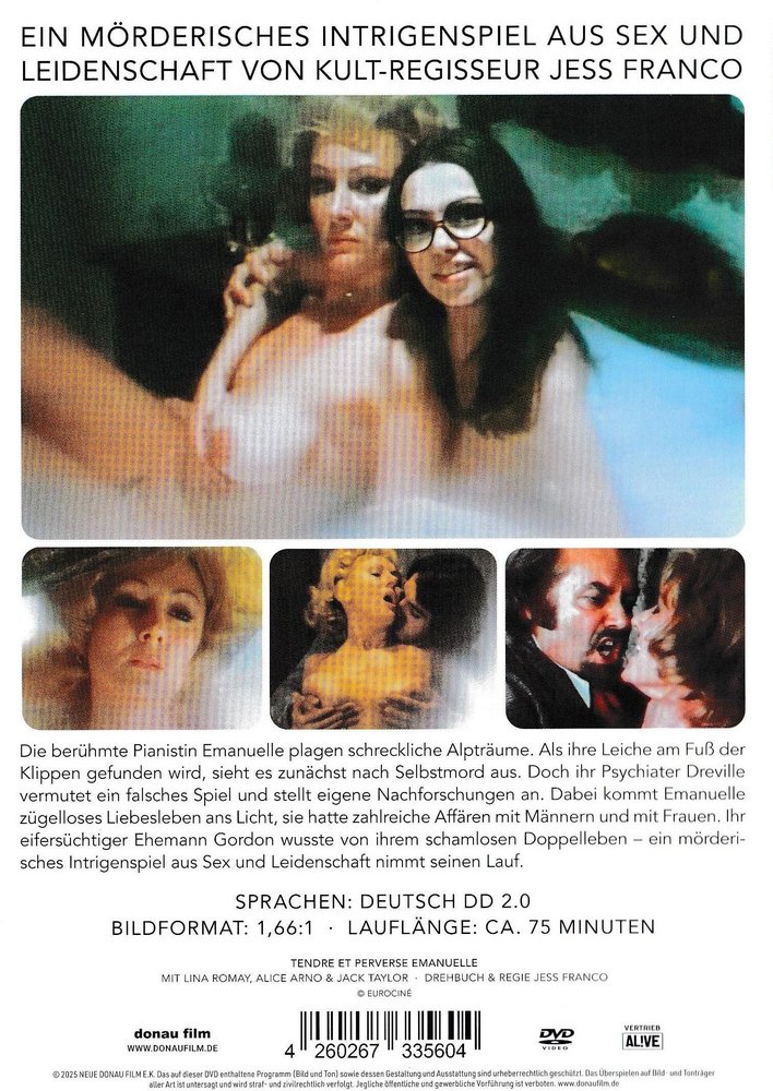Perverse Emanuelle - Zärtlich und schamlos - DVD Back-Cover Perverse Emanuelle - Zärtlich und schamlos - DVD Back-Cover