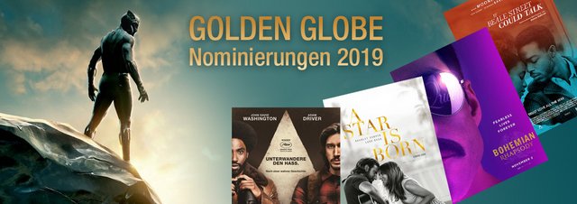 Golden Globe Nominierungen 2019: Die nominierten Filme der Golden Globe Awards 2019