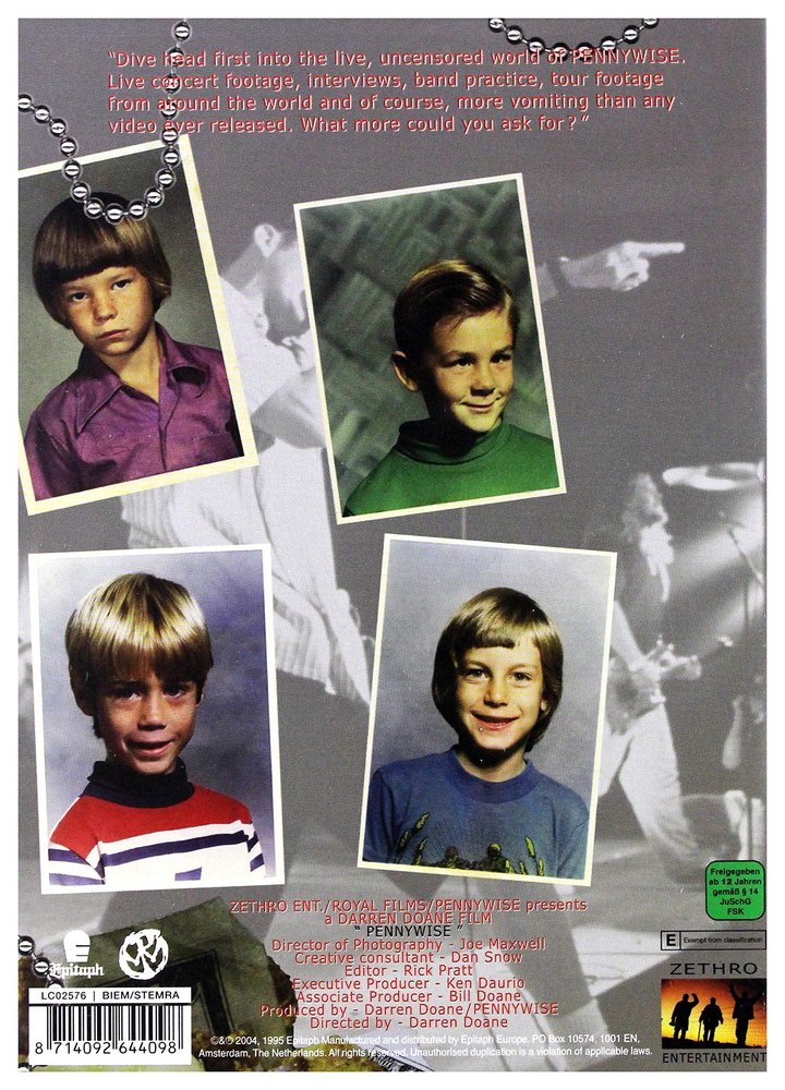 Pennywise - Home Movies - DVD Back-Cover Pennywise - Home Movies - DVD Back-Cover