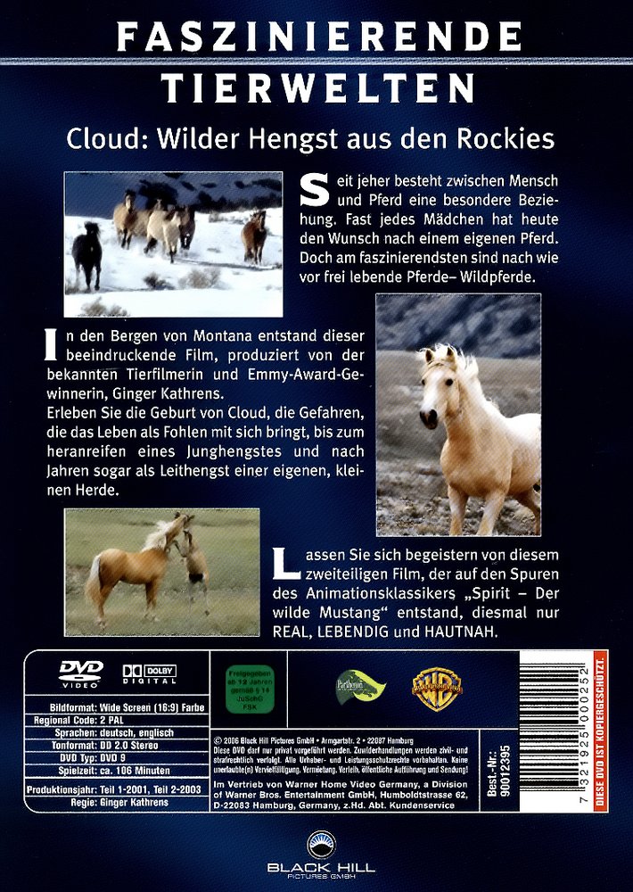 Faszinierende Tierwelten - Pferde - DVD Front-Cover Faszinierende Tierwelten - Pferde - DVD Front-Cover