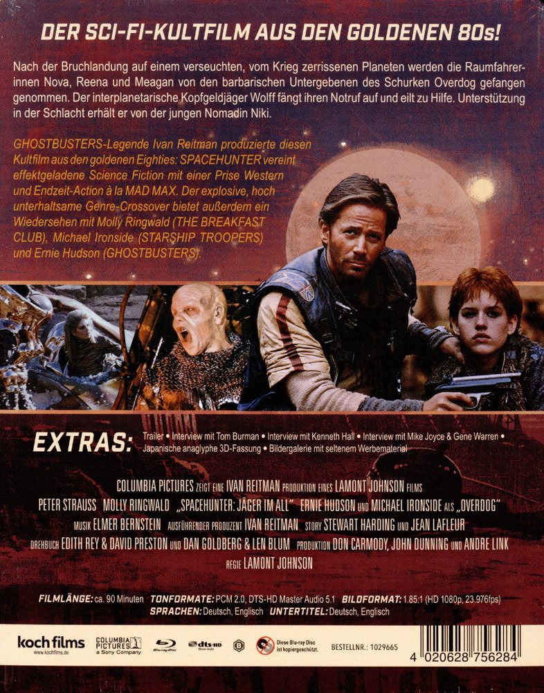 Spacehunter - Jäger im All - Blu-ray Back-Cover Spacehunter - Jäger im All - Blu-ray Back-Cover