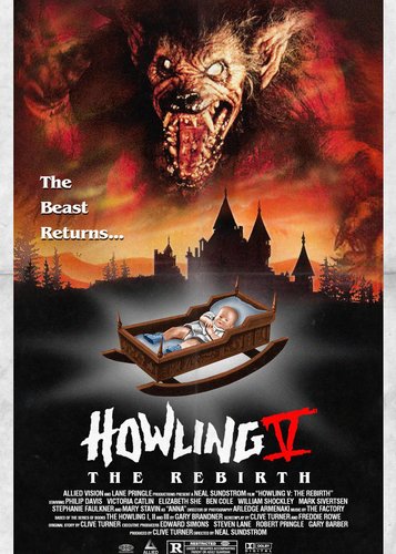 Howling 5 - Die Bestie kehrt zurück - Poster 1 Howling 5 - Die Bestie kehrt zurück - Poster 1