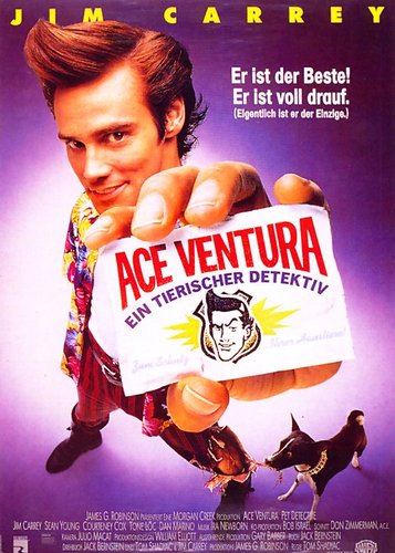 Ace Ventura - Ein tierischer Detektiv - Poster 1 Ace Ventura - Ein tierischer Detektiv - Poster 1