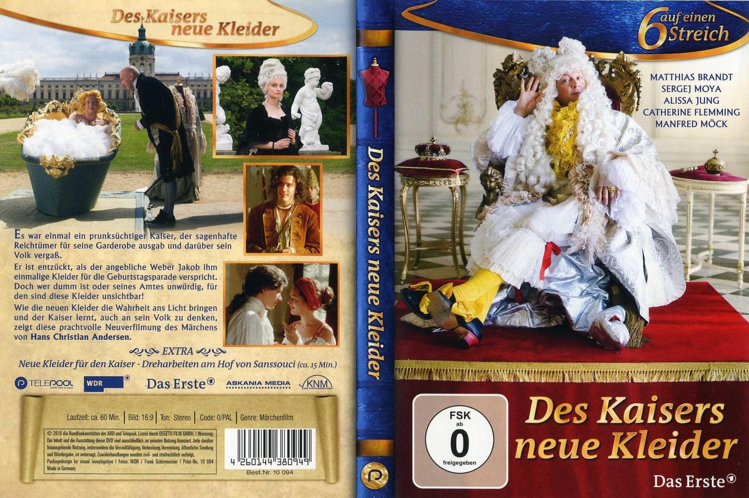 6 auf einen Streich 18 - Des Kaisers neue Kleider - DVD Full-Cover 6 auf einen Streich 18 - Des Kaisers neue Kleider - DVD Full-Cover