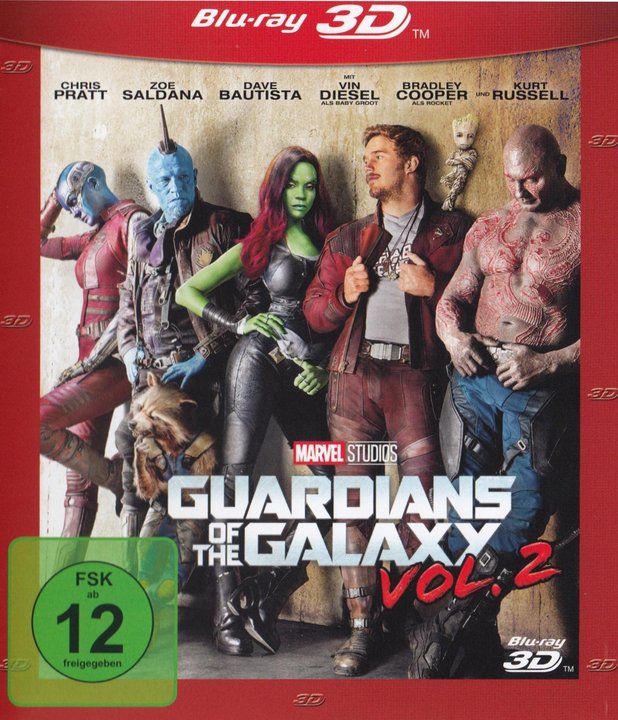 Guardians of the Galaxy 2 (Blu-ray 3D), gebraucht, ohne Cover Guardians of the Galaxy 2 (Blu-ray 3D), gebraucht, ohne Cover