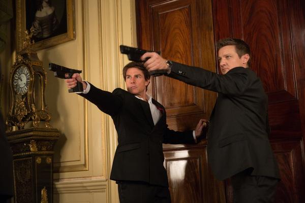 Tom Cruise und Jeremy Renner in 'Mission Impossible 5' 2015