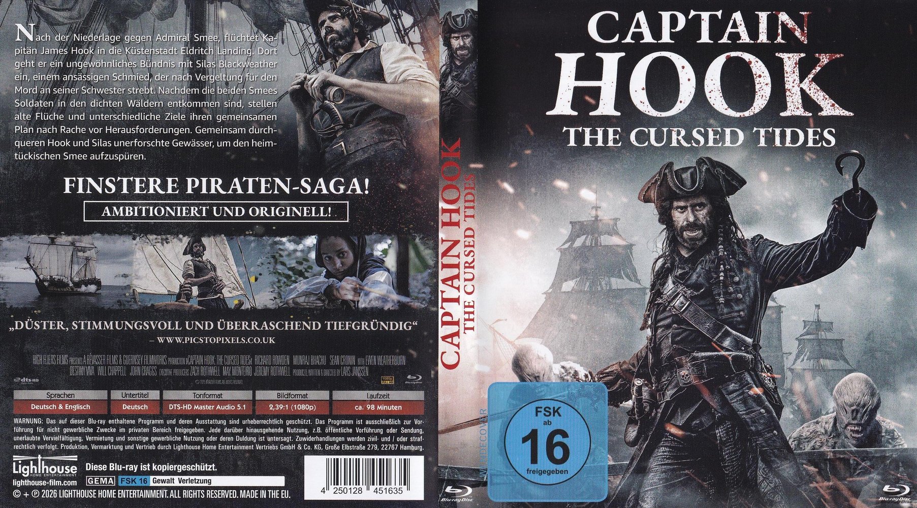 Captain Hook - The Cursed Tides - Blu-ray Full-Cover Captain Hook - The Cursed Tides - Blu-ray Full-Cover