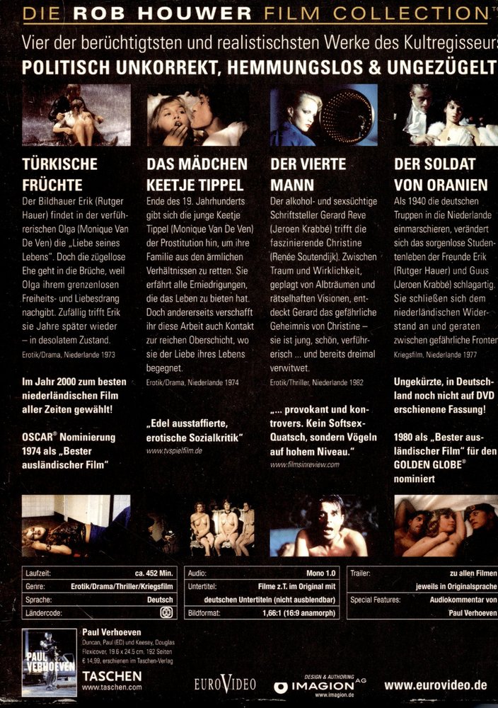 Der vierte Mann - DVD Back-Cover Der vierte Mann - DVD Back-Cover