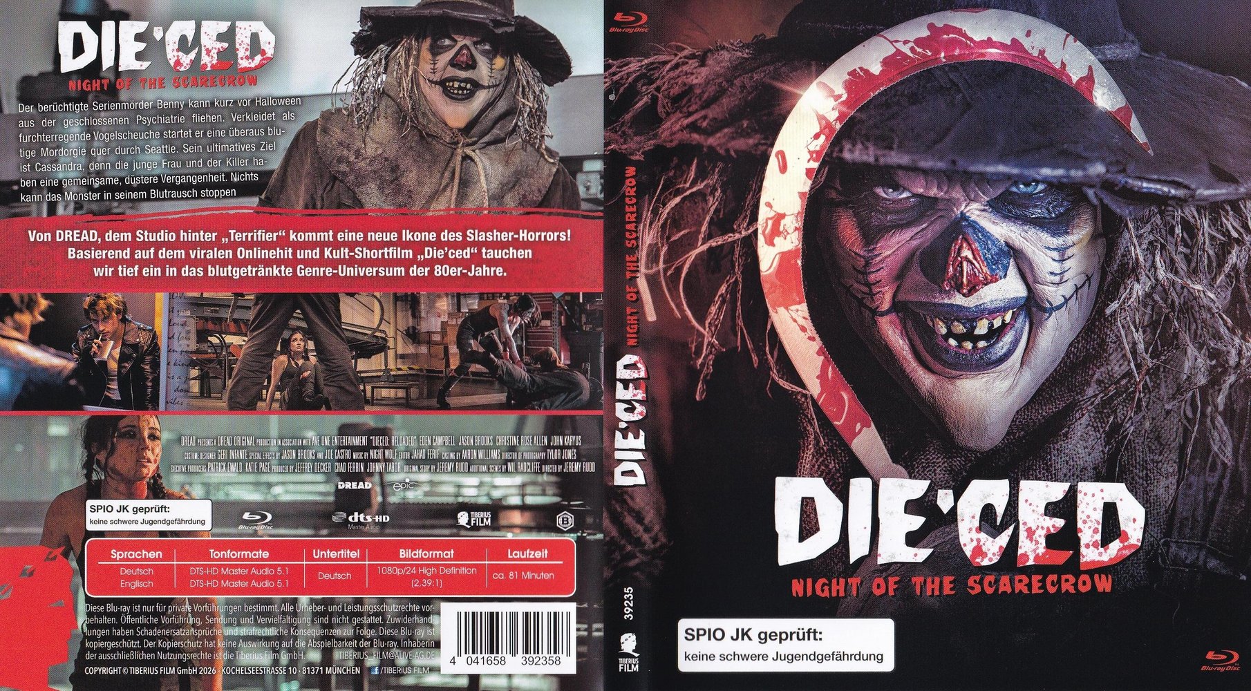 Die'ced - Night of the Scarecrow - Blu-ray Full-Cover Die'ced - Night of the Scarecrow - Blu-ray Full-Cover