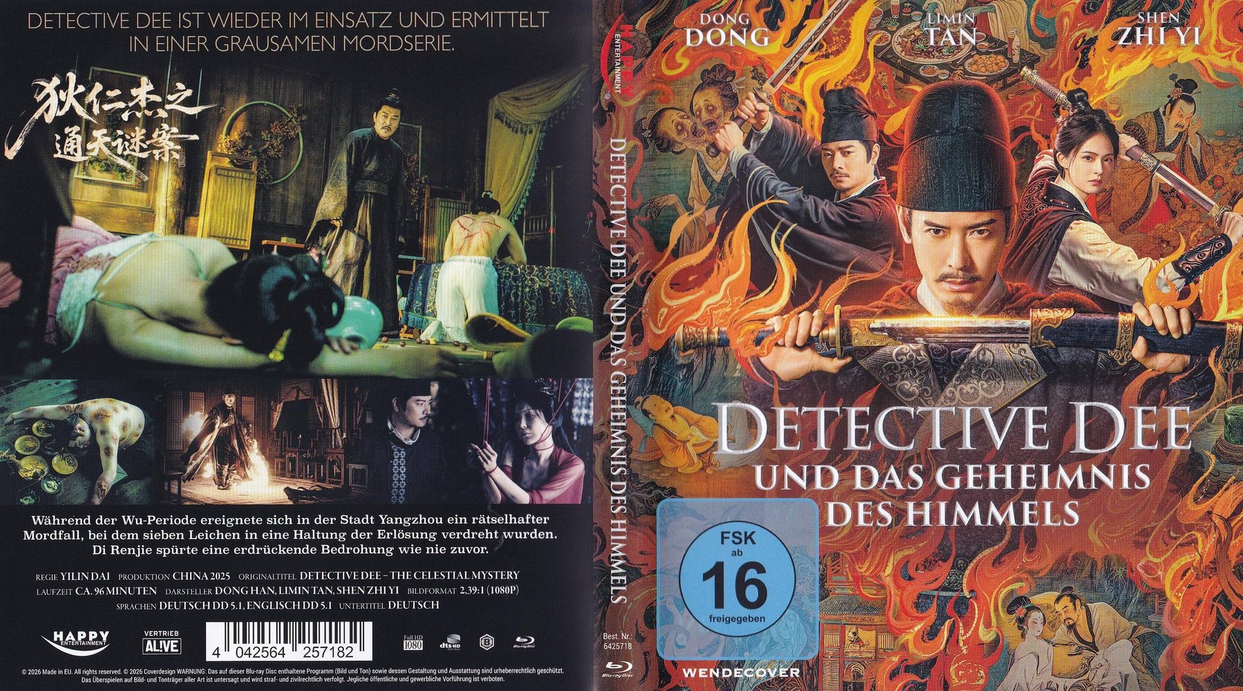 Detective Dee und das Geheimnis des Himmels - Blu-ray Full-Cover Detective Dee und das Geheimnis des Himmels - Blu-ray Full-Cover