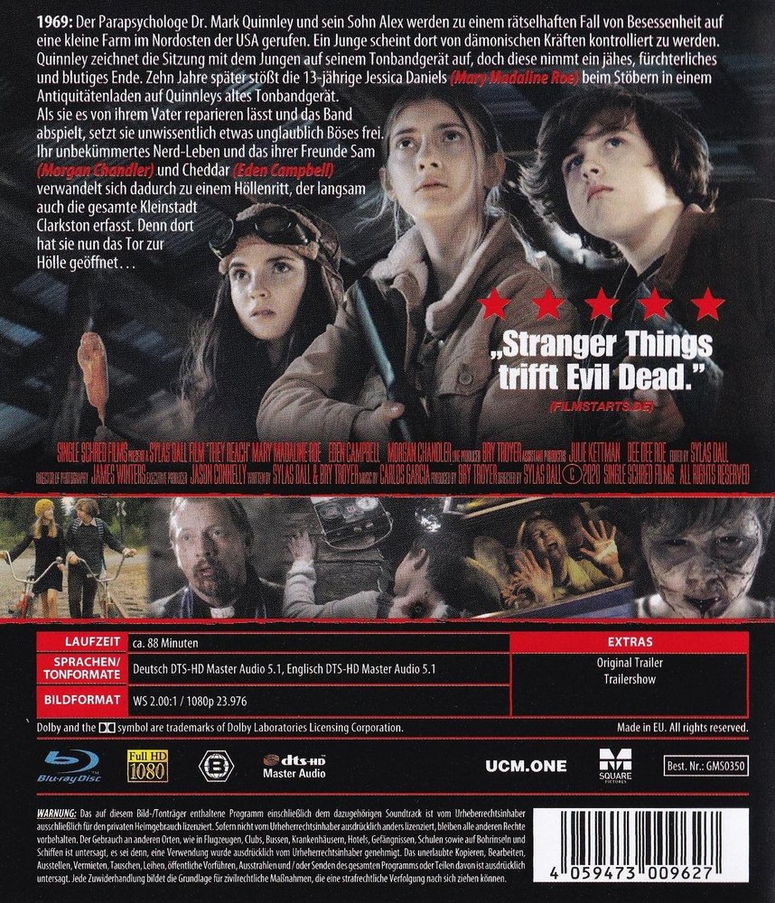 They Reach - Blu-ray Back-Cover They Reach - Blu-ray Back-Cover