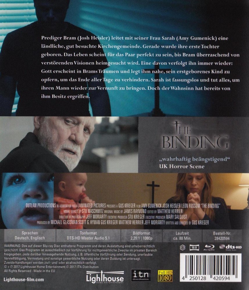 The Binding - Fürchte deinen Glauben - Blu-ray Back-Cover The Binding - Fürchte deinen Glauben - Blu-ray Back-Cover
