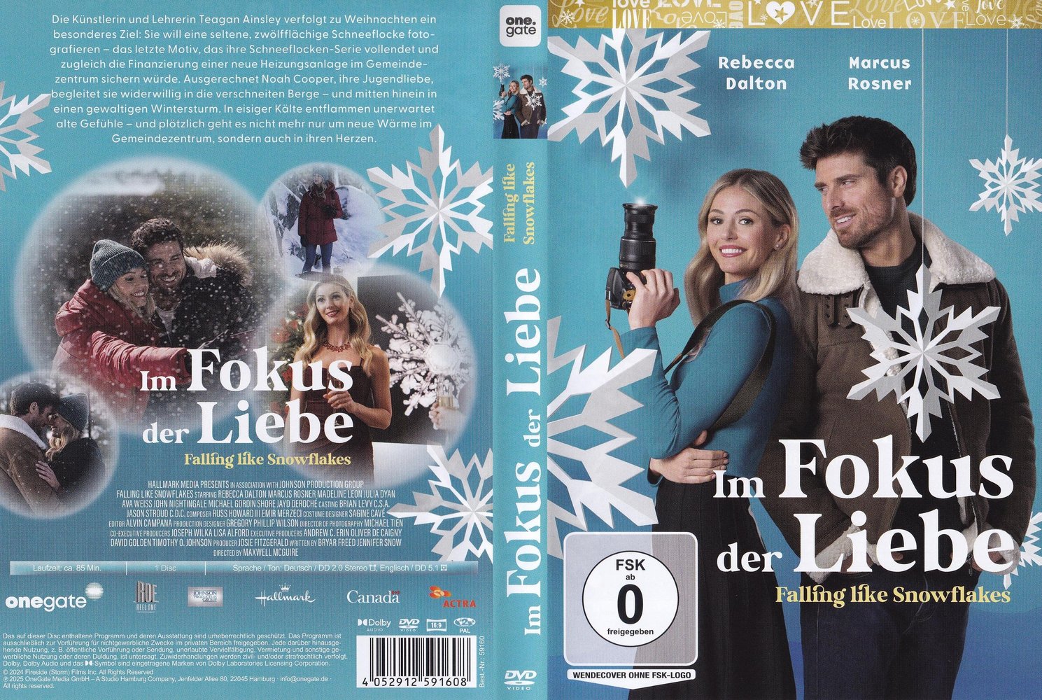 Falling Like Snowflakes - Im Fokus der Liebe - DVD Full-Cover Falling Like Snowflakes - Im Fokus der Liebe - DVD Full-Cover