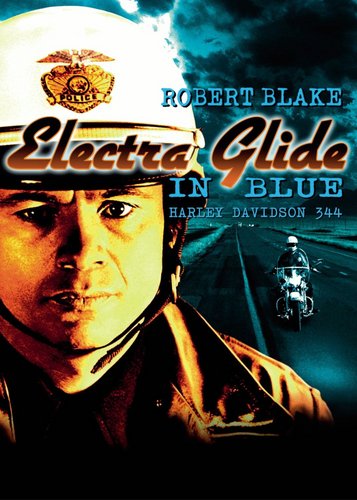 Electra Glide in Blue - Harley Davidson 344 - Poster 1