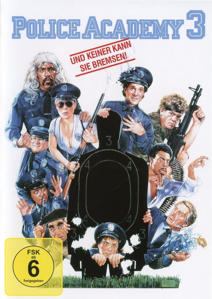 Police Academy 3 - Und keiner kann sie bremsen - DVD Front-Cover Police Academy 3 - Und keiner kann sie bremsen - DVD Front-Cover