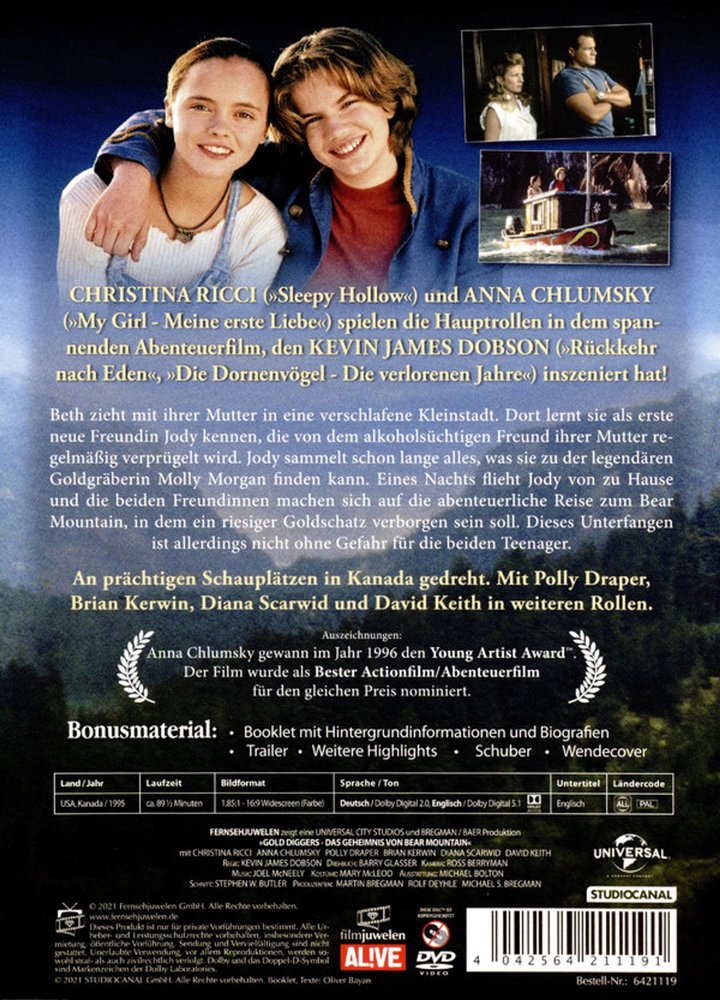 Gold Diggers - DVD Back-Cover Gold Diggers - DVD Back-Cover
