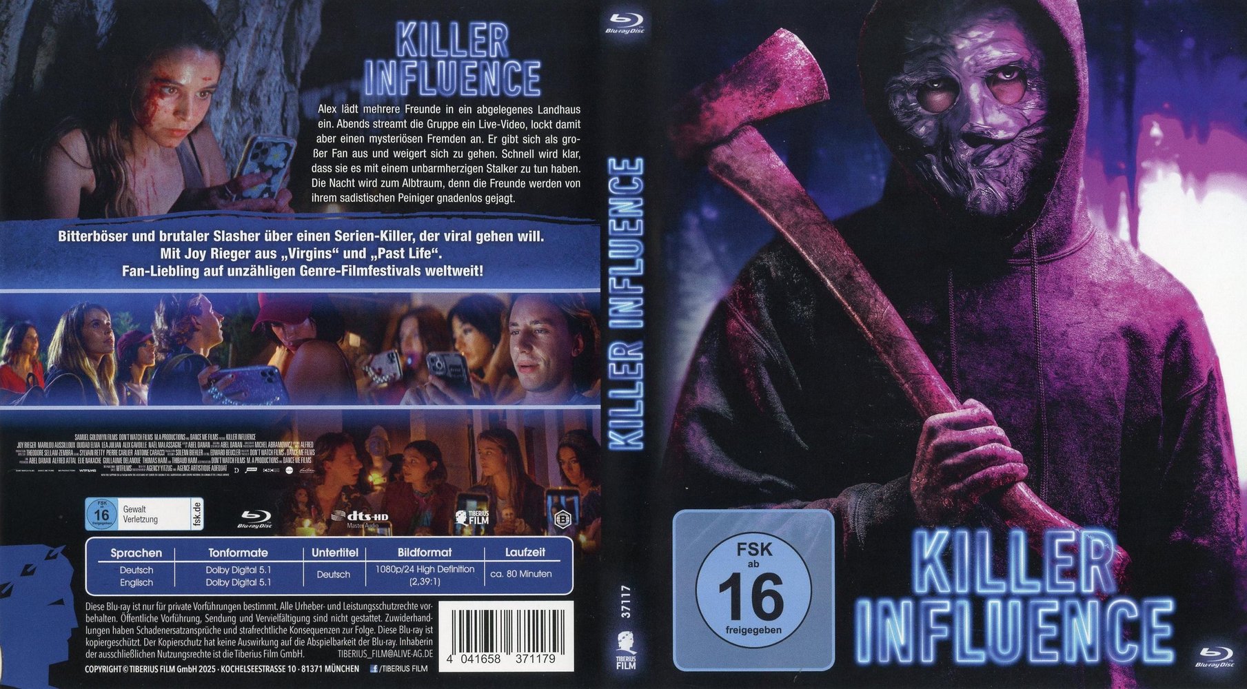 Killer Influence - Blu-ray Full-Cover Killer Influence - Blu-ray Full-Cover
