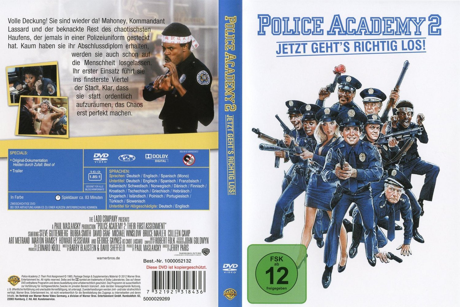 Police Academy 2 - Jetzt geht’s erst richtig los - DVD Full-Cover Police Academy 2 - Jetzt geht’s erst richtig los - DVD Full-Cover