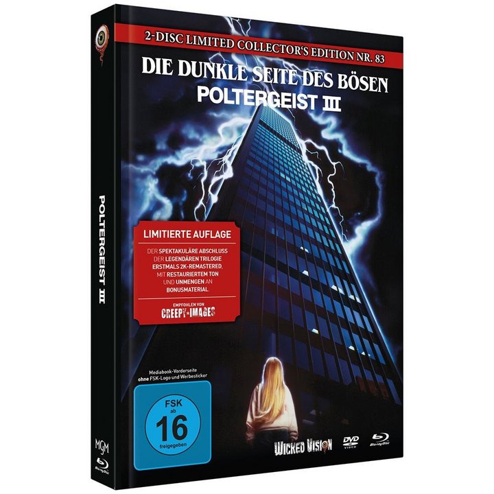 Poltergeist 3 - Die dunkle Seite des Bösen - Mediabook - Cover C - Limited Collector‘s Edition Nr. 83 (Blu-ray Disc) Poltergeist 3 - Die dunkle Seite des Bösen - Mediabook - Cover C - Limited Collector‘s Edition Nr. 83 (Blu-ray Disc)