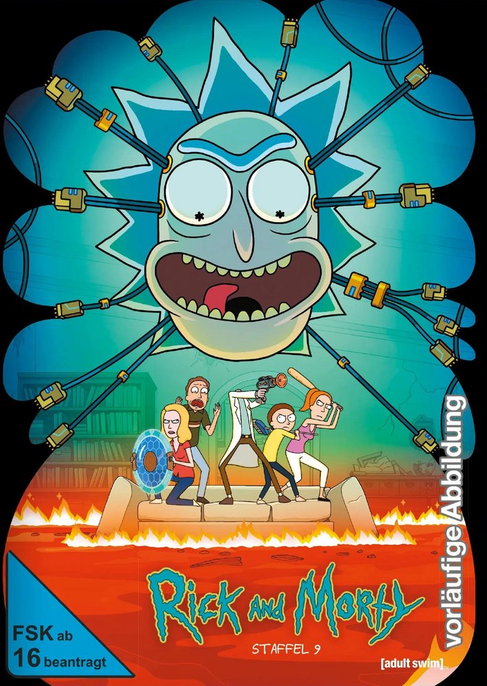 Rick and Morty - Staffel 9 - DVD Front-Cover Rick and Morty - Staffel 9 - DVD Front-Cover