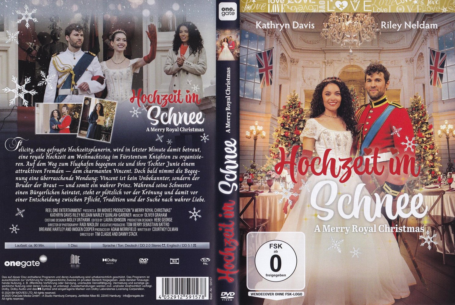 A Merry Royal Christmas - Hochzeit im Schnee - DVD Full-Cover A Merry Royal Christmas - Hochzeit im Schnee - DVD Full-Cover