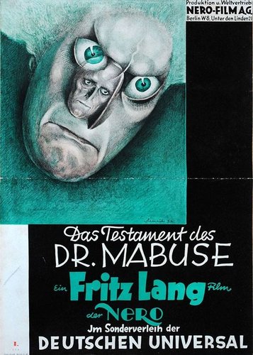 Das Testament des Dr. Mabuse - Poster 2