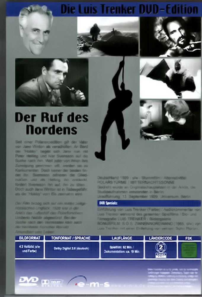Ruf des Nordens - DVD Back-Cover Ruf des Nordens - DVD Back-Cover
