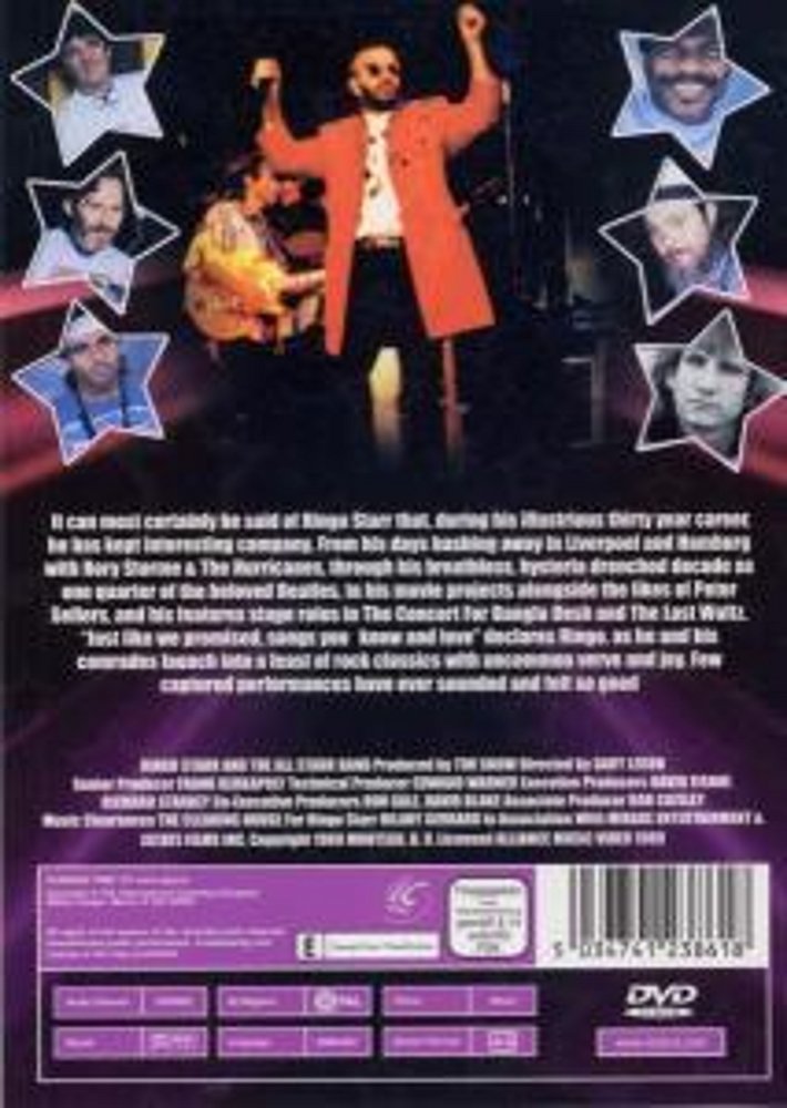 Ringo Starr and his All Star Band - DVD Back-Cover Ringo Starr and his All Star Band - DVD Back-Cover