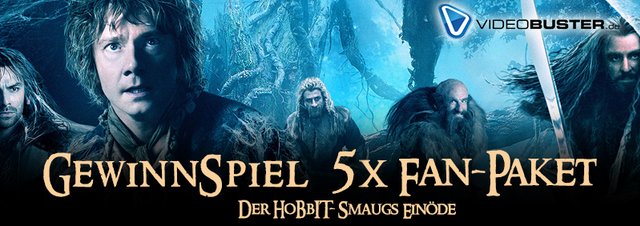 Smaugs Einöde Gewinnspiel: Hobbit-Wochen bei VIDEOBUSTER - Fan-Pakete gewinnen!