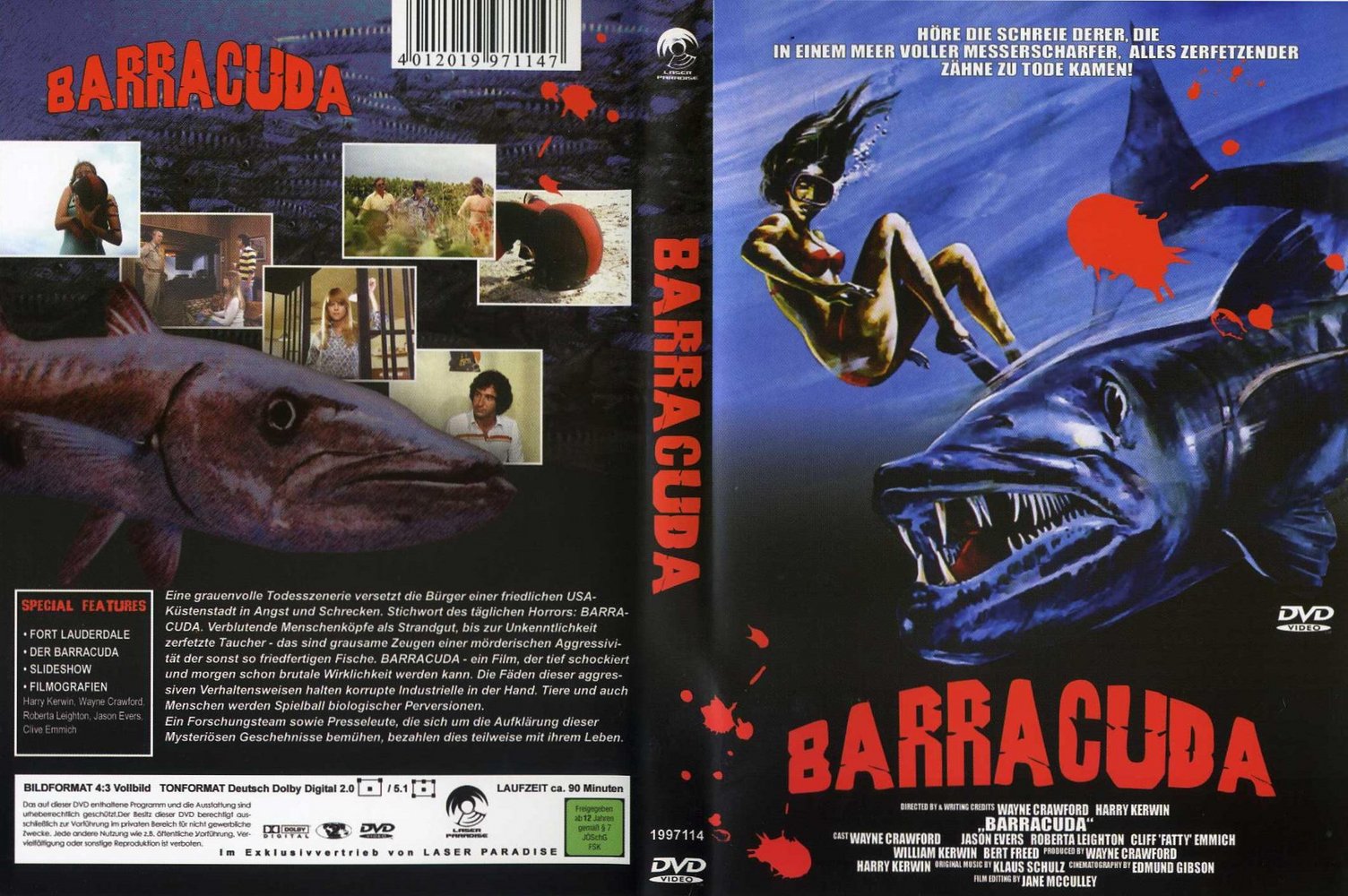 Barracuda - Killer-Fische greifen an - DVD Full-Cover Barracuda - Killer-Fische greifen an - DVD Full-Cover