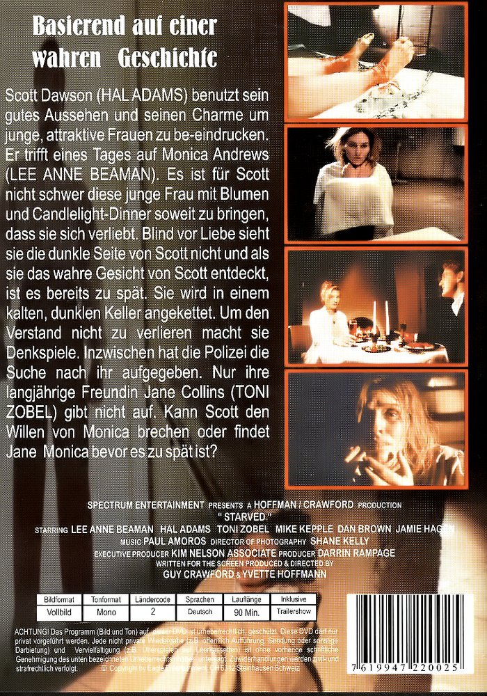 Psychopath - Niemand hört dich schreien - DVD Back-Cover Psychopath - Niemand hört dich schreien - DVD Back-Cover