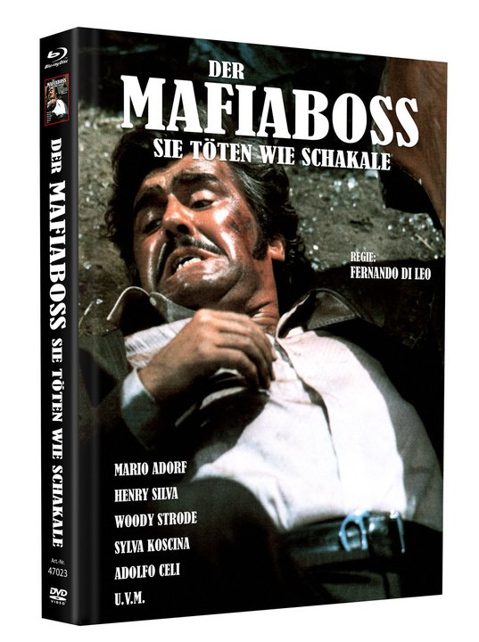 Der Mafiaboss - Sie töten wie Schakale - Mediabook - Cover D - Inkl. Poster A4, gefaltet, 7 Postkarten, 1 Untersetzer - Limited Edition auf 75 Stück (Blu-ray Disc) Der Mafiaboss - Sie töten wie Schakale - Mediabook - Cover D - Inkl. Poster A4, gefaltet, 7 Postkarten, 1 Untersetzer - Limited Edition auf 75 Stück (Blu-ray Disc)