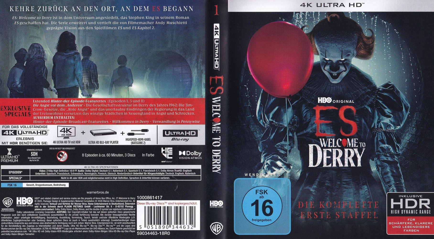 ES: Welcome to Derry - Staffel 1 - 4K UHD Full-Cover ES: Welcome to Derry - Staffel 1 - 4K UHD Full-Cover