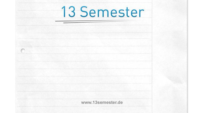 13 Semester - Wallpaper 1