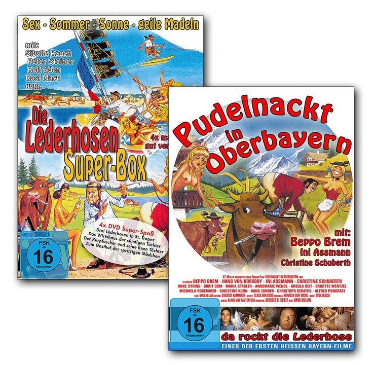 Die Lederhosen Super Box + Pudelnackt in Oberbayern (DVD) Die Lederhosen Super Box + Pudelnackt in Oberbayern (DVD)