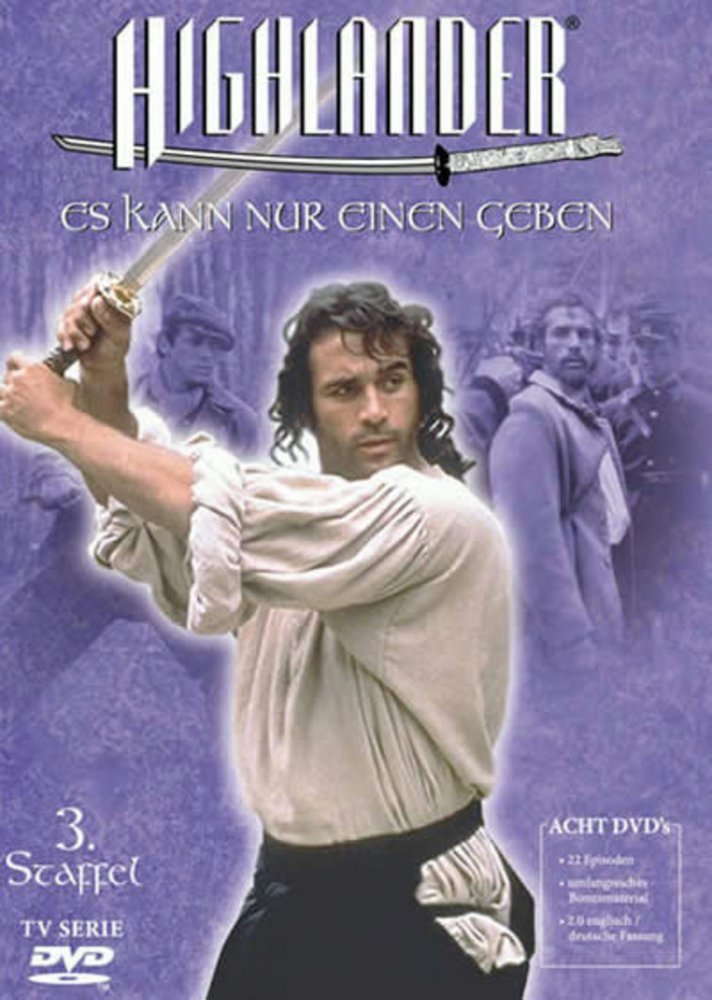 Highlander - Staffel 3 - DVD Front-Cover Highlander - Staffel 3 - DVD Front-Cover
