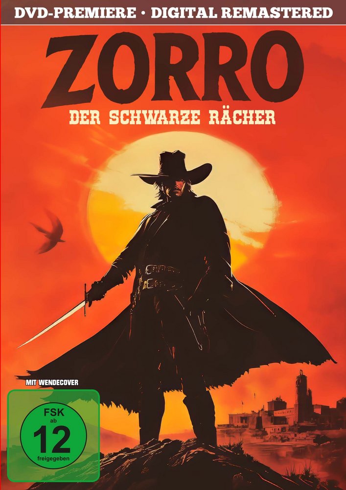 Zorro, der schwarze Rächer - DVD Front-Cover Zorro, der schwarze Rächer - DVD Front-Cover