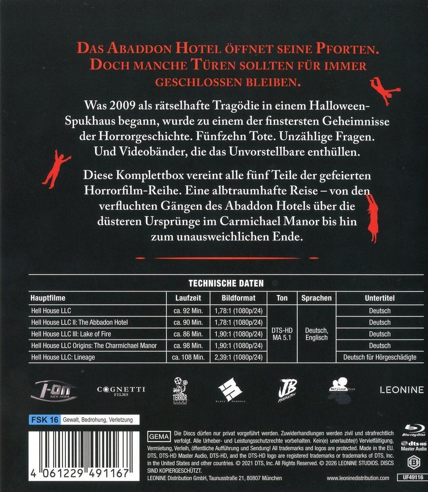 Hell House LLC - Blu-ray Back-Cover Hell House LLC - Blu-ray Back-Cover